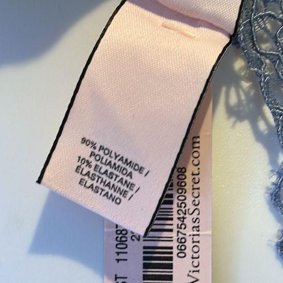 Victoria’s Secret Shortie Full Stretch Lace Pantie Ice Blue Size M/M NWT - Picture 6 of 6